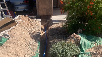 During installation Photo